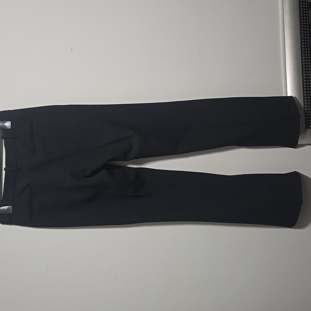 [NEW] Zara ZW Collection Minimalist Split Leg Black Pants Size M - Picture 8 of 14